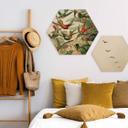 Hexagon Hout Haeckel - Kolibries
