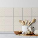Azulejos Adhesivos Boho - abanico crema - lote de 12