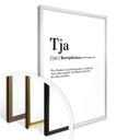 Plakat - Typografi - Tja