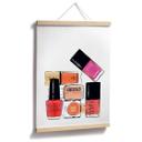 Póster Martina - Esmaltes de uñas en rosa