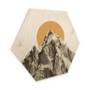 Sekskantet træ Bodart - Sun and Mountain