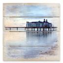 Cuadro de madera muelle Sellin - 40x41,5 cm
