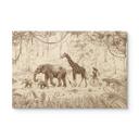 Cuadro de madera desfile selva con animales - Kikki Belle