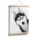 Póster Husky siberiano - retrato de perro - Korenkova