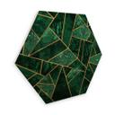 Hexagon Hout Fredriksson - Donkergroene Smaragd
