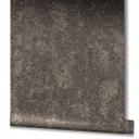 Tekstureret non-woven tapet brun, guld 