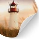Vinilo decorativo faro en la costa de Sylt - Eisenmann - Redondo