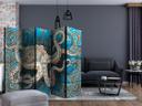 Rumdeler - Zen-blæksprutte: fred i våben , 5-delt - 225x172 cm