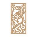 MDF-dekoration Kolibri-blomster