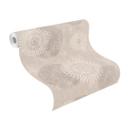 Rasch Vliesbehang - Patroonhang Wechsel II taupe