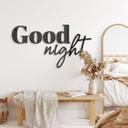 letras 3D Buenas noches - decoración acrílica 