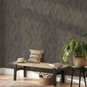 Grafisk tapet Opus brun