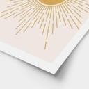 Póster Rayos de sol dorados - KsanaKalpa