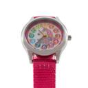 Kinder Armbanduhr Einhorn - Lernuhr analog - Pink