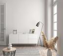 Almindeligt tapet, non-woven tapet Novamur Yvi hvid