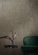 Ikke-vævet tapet med et stærkt tekstillook beige, brun struktur
