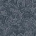 Non-woven tapet med junglemotiver i blå, grå
