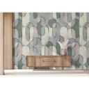 Fotomural Paredes de Patel 3 Ritz 2 verde, gris, beige, blanco