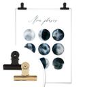 Póster Fases de la Luna