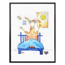 Póster Hagenmeyer - Buenos días llama