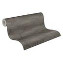 vintage tapet skov antracit grå - non-woven tapet med træer - tapet