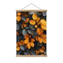 Póster de tela Hojas brillantes en otoño - Jaszke