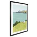 Póster Van La vida en la costa - Póster de viajes - Ríos