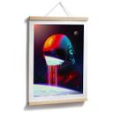 Póster astronauta con vista a la tierra - Nicebleed