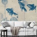 Papier peint photo Poissons bleus