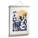 Póster Goed Blauw - Linograbado Grulla