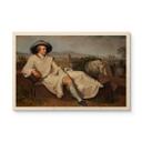 Cuadro de madera Tischbein - Goethe en la Campagna romana