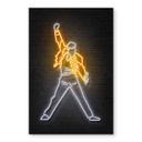 Billede af Freddy Mercury - Mielu – print på aluminium (Alu-Dibond)