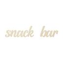 Decoración mural letras para la cocina - Snack Bar - Álamo