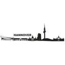 Sticker mural Skyline de Hannovre