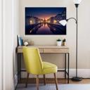 Zelfklevende Poster Garcia - Sunset in Brugge