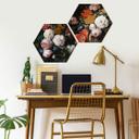 Hexagon Dibond de Heem - Bloemen in Vaas