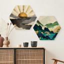 Hexagone - Bois SpaceFrog Designs - Dans les montagnes