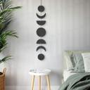 Decoración en madera fases lunares - MDF (7 piezas)