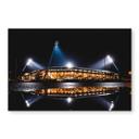 Tableau sur verre Stade du FC Hansa Rostock la nuit - 60x40 cm