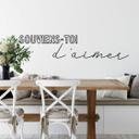 Sticker mural Souviens-toi d'aimer