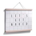 Plakat - Let's get naked