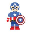 Sticker mural Gomes - Captain America