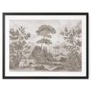 Poster landschap met tuinlandschap in beige - Ms Tiff