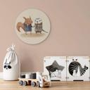 Tableau en alu-Dibond Loske - Glace - Rond