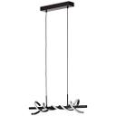 Pendelleuchte Alexander, schwarz, 150 x 75,5 cm, Pendellampe