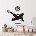 Muursticker + Naam Bayern Munchen Voetballer 01
