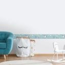 A.S. Création Lovely Kids Frise autocollante enfant - turquoise, Rosé