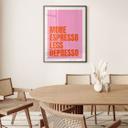 Póster Más Espresso menos Depresso - Fritsch