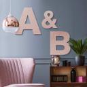 Letras Alu-Dibond - efecto cobre - fuente suiza