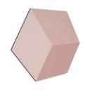 3D Hexagon Alu-Dibond - Lys rød